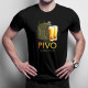 Pivo je moje palivo - pánske tričko s potlačou
