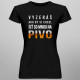 Vyzeráš ako by si chcel ísť so mnou na pivo - dámske tričko s potlačou