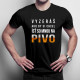 Vyzeráš ako by si chcel ísť so mnou na pivo - pánske tričko s potlačou