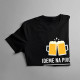 Ideme na pivo? - dámske tričko s potlačou