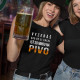 Vyzeráš ako by si chcel ísť so mnou na pivo - dámske tričko s potlačou