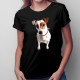 Jack Russell terrier - dámske tričko s potlačou