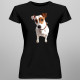Jack Russell terrier - dámske tričko s potlačou