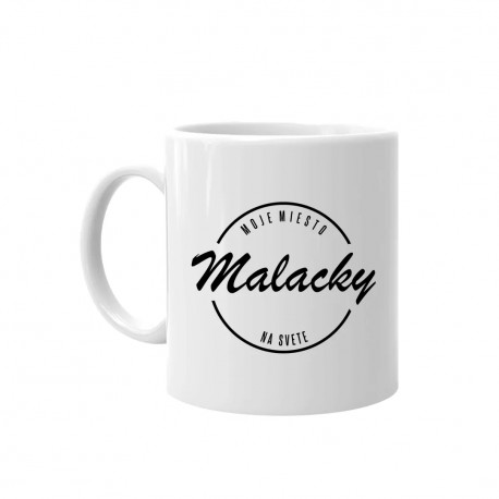Malacky - moje miesto na svete - keramický hrnček s potlačou