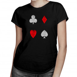 Playing Cards - dámske tričko s potlačou