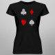 Playing Cards - dámske tričko s potlačou