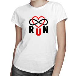 Run Infinity - Dámske tričko s potlačou