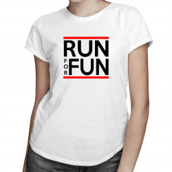 Run For Fun -dámske tričko s potlačou