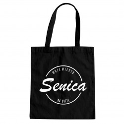 Senica - moje miesto na svete - taška s potlačou