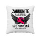 Zabudnite na korunu - táto princezná má na hlave helmu - vankúš s potlačou
