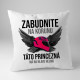 Zabudnite na korunu - táto princezná má na hlave helmu - vankúš s potlačou