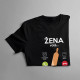 Žena volá, musím ísť - pánske tričko s potlačou