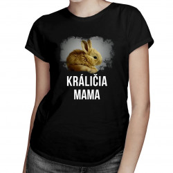 Králičia mama - dámske tričko s potlačou