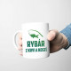 Rybár z krvi a kostí - keramický hrnček s potlačou