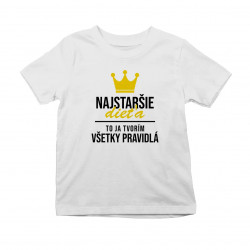 Najstaršie dieťa - to ja tvorím všetky pravidlá 