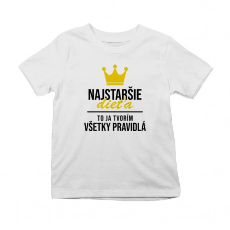 Najstaršie dieťa - to ja tvorím všetky pravidlá 