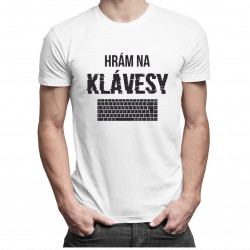 Hrám na klávesy - Pánske tričko s potlačou