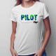 Pilot výletu - dámske tričko s potlačou