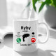 Ryby volajú, musím ísť - keramický hrnček s potlačou