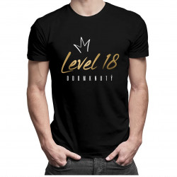 Odomknutý level 18 - pánske tričko s potlačou