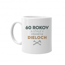 60 rokov a stále v pôvodných dieloch - keramický hrnček s potlačou
