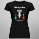 Motorka volá, musím ísť - dámske tričko s potlačou