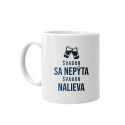 Švagor sa nepýta, švagor nalieva - keramický hrnček s potlačou