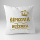 Šípková Ruženka - vankúš s potlačou