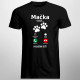 Mačka volá - musím ísť - Pánske tričko s potlačou