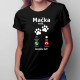 Mačka volá - musím ísť - Dámske tričko s potlačou