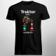 Traktor volá - musím ísť - Pánske tričko s potlačou