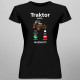Traktor volá - musím ísť - Dámske tričko s potlačou