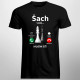 Šach volá - musím ísť - Pánske tričko s potlačou