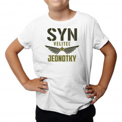 Syn veliteľ jednotky - detské tričko s potlačou