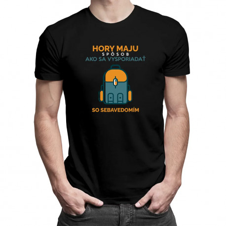 Hory majú spôsob - pánske tričko s potlačou