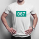 067 - pánske tričko s potlačou