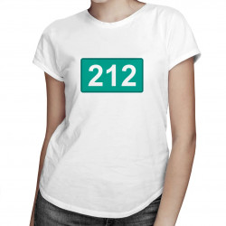 212 - dámske tričko s potlačou