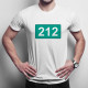 212 - pánske tričko s potlačou