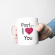 Psst... I love You - keramický hrnček s potlačou