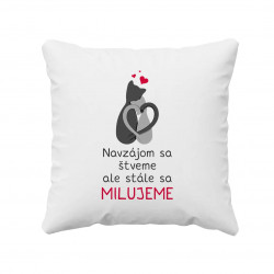 Navzájom sa štveme - vankúš s potlačou