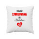Strašne zamilovaná do ... - vankúš s potlačou