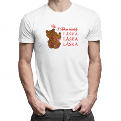 S Tebou navždy - LÁSKA - pánske tričko s potlačou