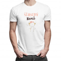 Šťastný muž - pánske tričko s potlačou