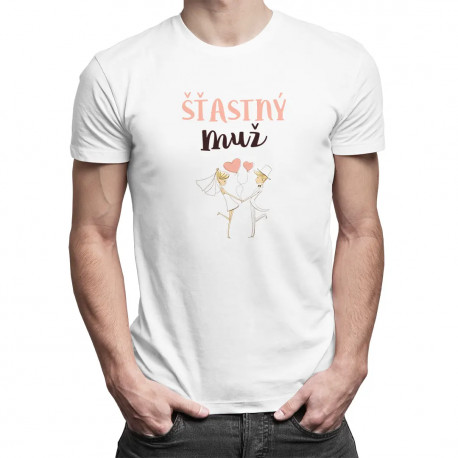 Šťastný muž - pánske tričko s potlačou
