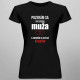 Pozerám sa na svojho muža - dámske tričko s potlačou