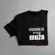 Pozerám sa na svojho muža - dámske tričko s potlačou