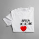Spolu je lepšie - dámske tričko s potlačou