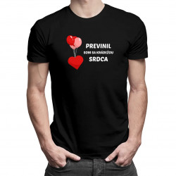 Previnil som sa krádežou srdca - pánske tričko s potlačou