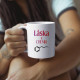 Láska je chémia - keramický hrnček s potlačou