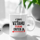 V tomto vzťahu stláčam Enter ja - keramický hrnček s potlačou